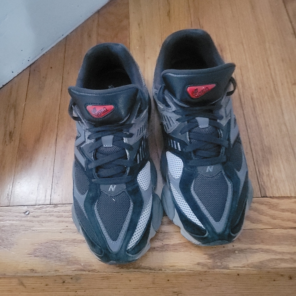 Men's Black and Gray New Balance 9060 Sneakers